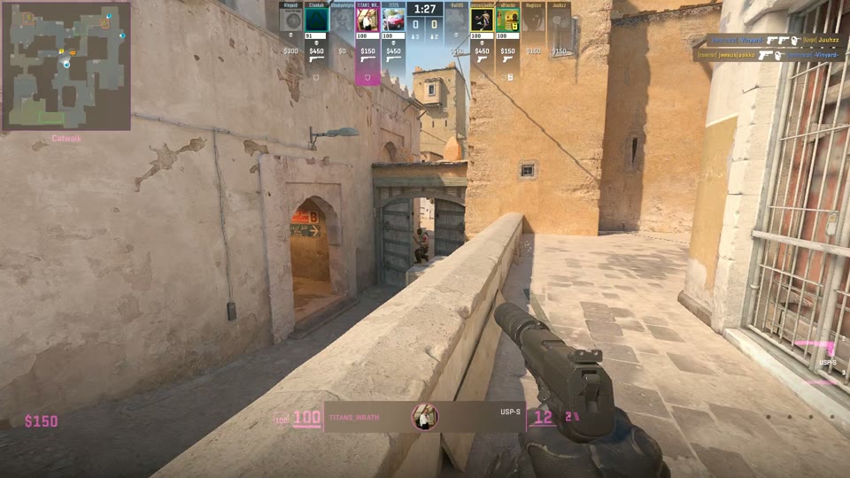 Clankah â€” Dust2 pistol clutch and final rifle finish