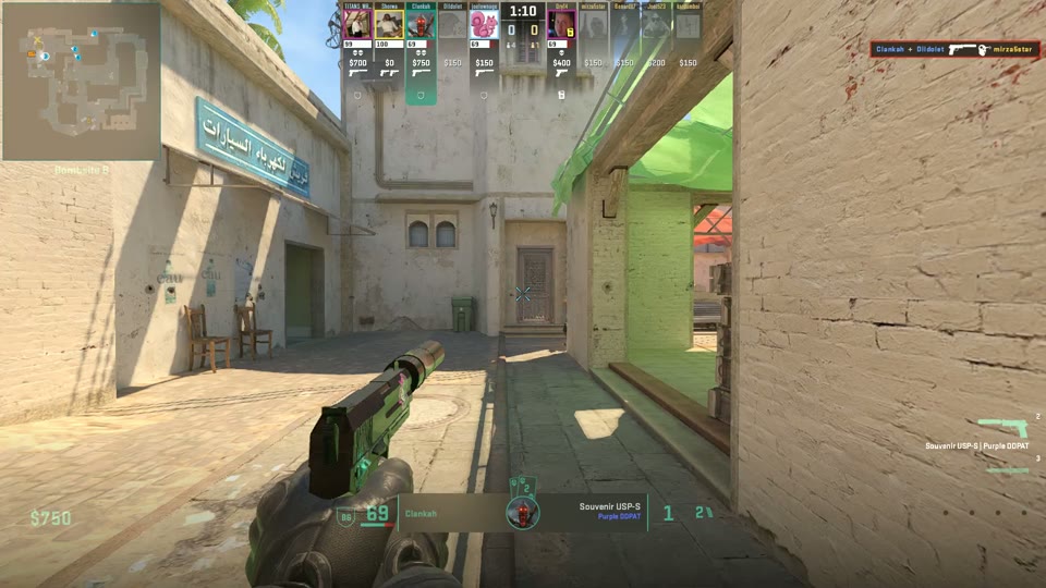 Clankah — Mirage pistol triple and contested postplants