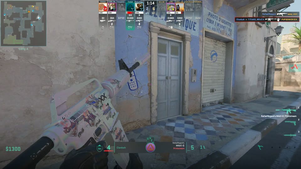 Clankah | Dust II rifle triples and Glock finish