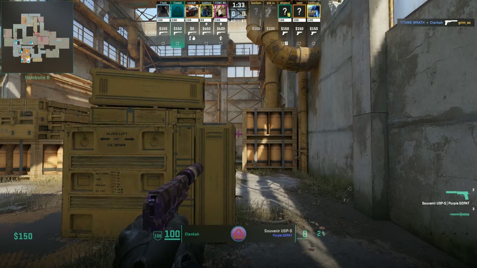 Clankah — Cache exchanges, clutch and pistol turnaround