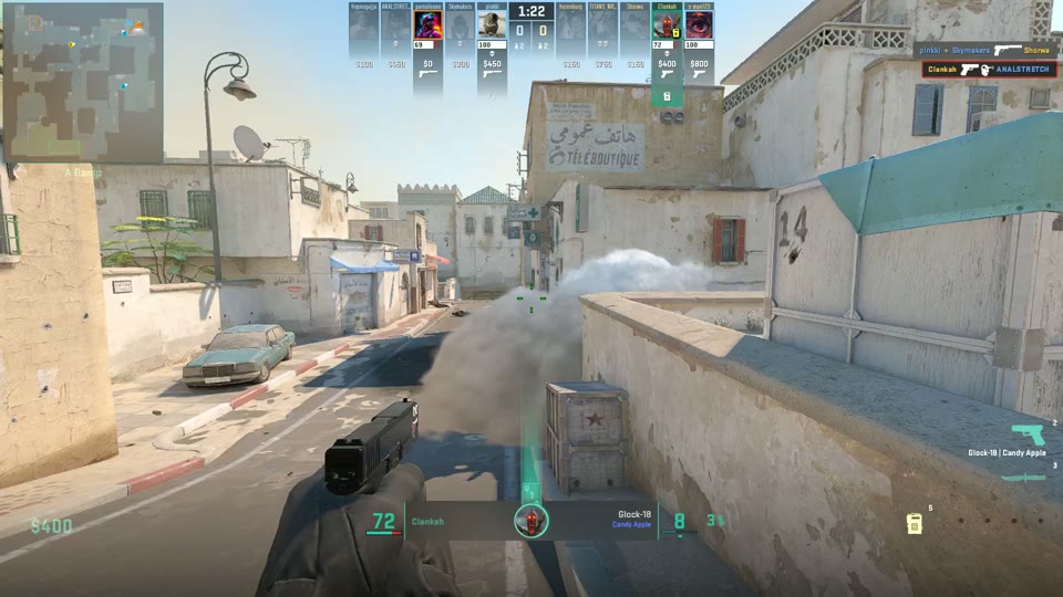 Clankah - Dust2 - team highlights